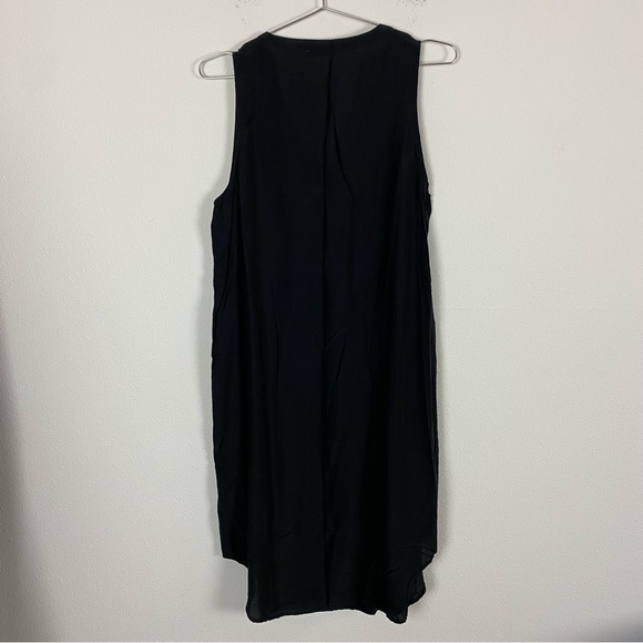 HOPE By Ringstrand Söderberg Judge Dress Black Linen Button Down Dress - Picture 2 of 9